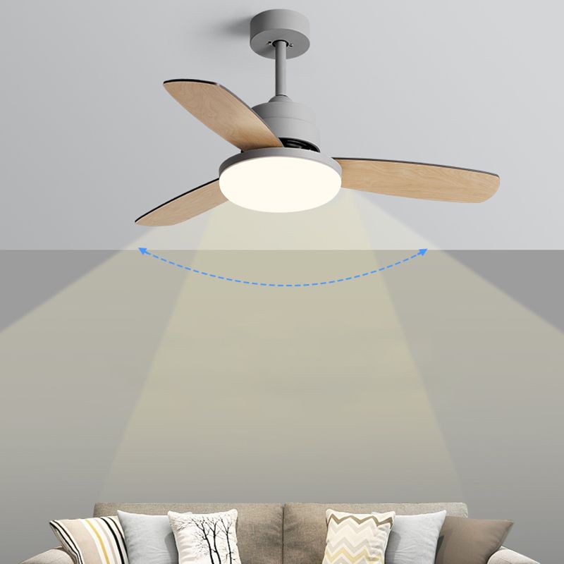 Unique Shape Ceiling Fan Lighting Kids Style Metal Single Light Ceiling Fan Lamp