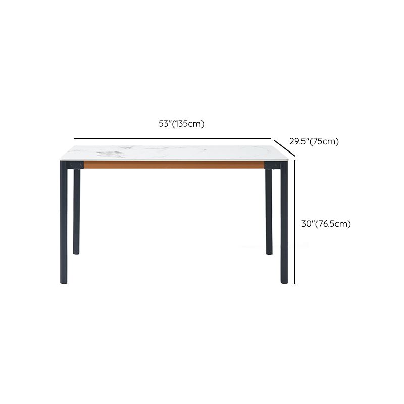 Contemporary Style 1/5/7 Piece Rectangle Stone Dining Bench Set for Home