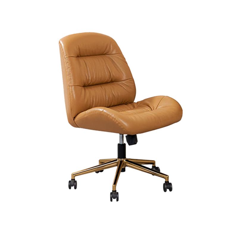 Modern Office Chair Leather Tilt Mechanism No Distressing Ergonomic Chair