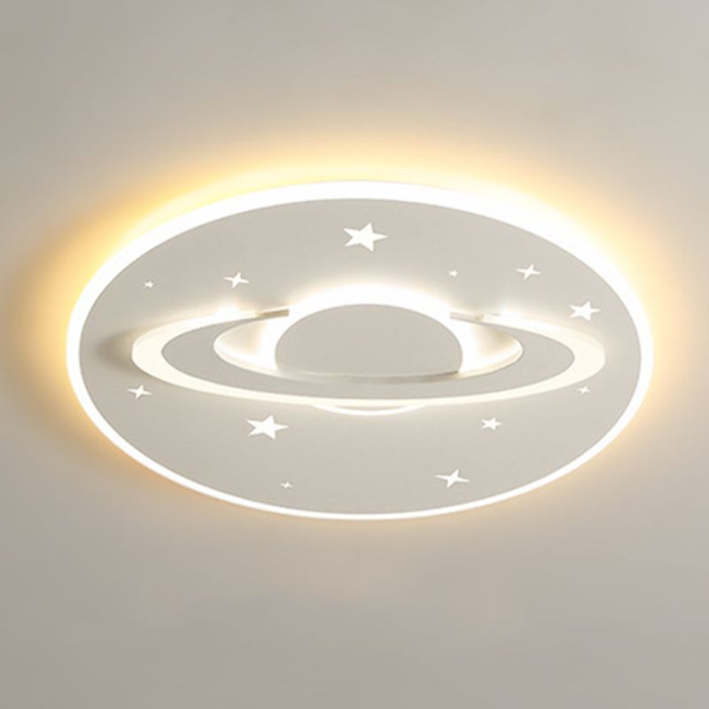 LED Flush Mount Lighting Contemporary White Ceiling Light for Home