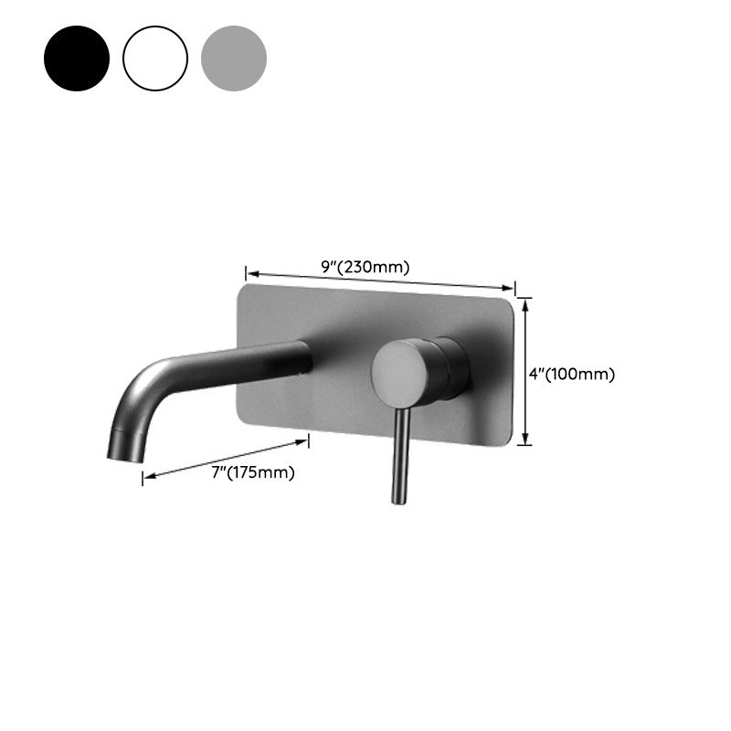 Bathroom Faucet Wall-mounted Lever Handle Multi-function Faucet