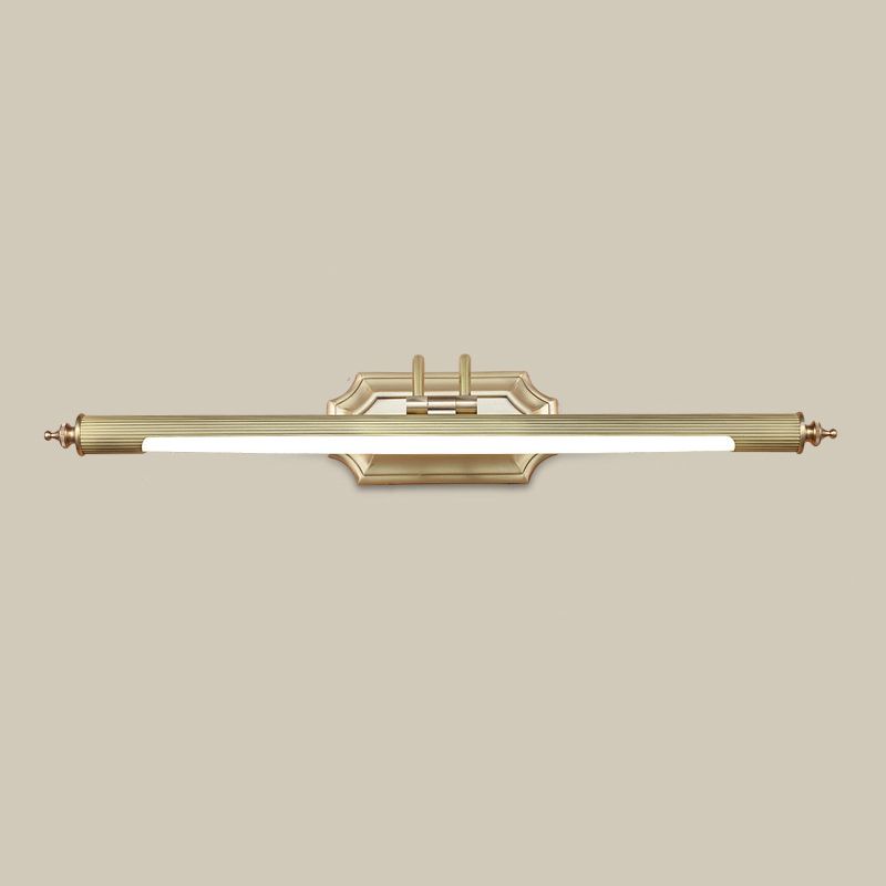 Adjustable Modern Linear Vanity Lighting Metal 1-Light Vanity Lamp