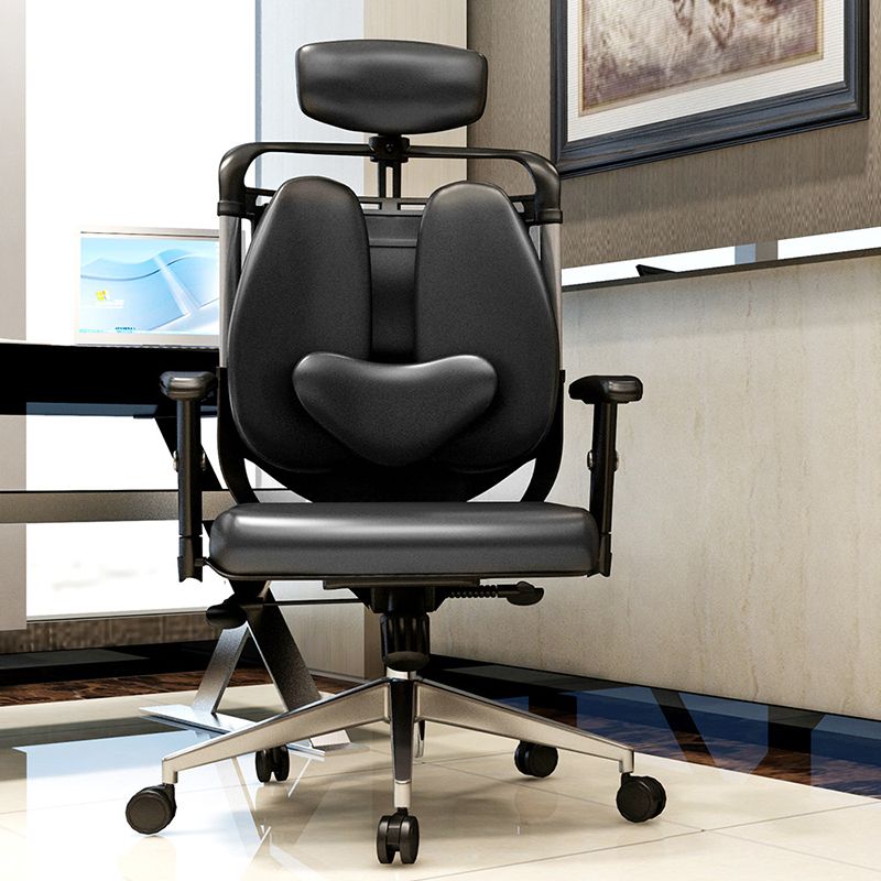 Modern Desk Chair Leather Computer Chair Executive Chair with Wheels