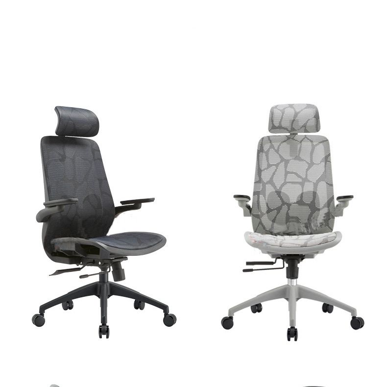 Contemporary Tilt Mechanism Microfiber Chair Task High Back Swivel Chair