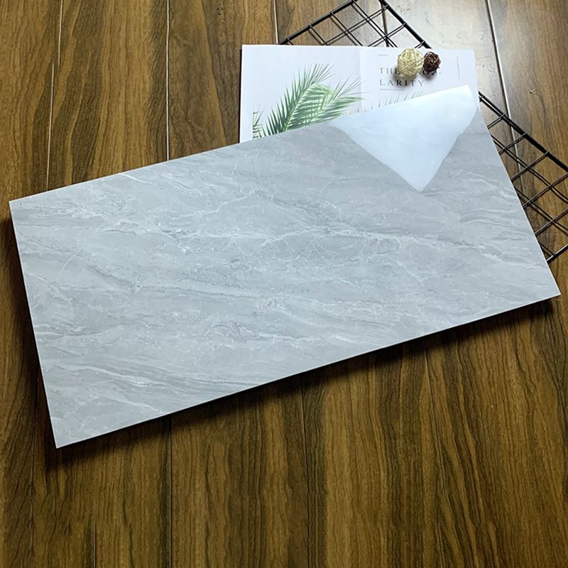 Marble Appearance Singular Tile Mirrored Rectangular Wall Tile