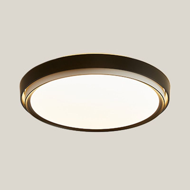 Metal Circular Pendant Lighting Fixture Simple Ceiling Lighting Pendant