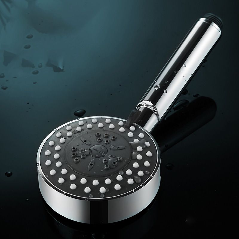 Contemporary Shower Head Combo Metal Round Handheld Shower Head