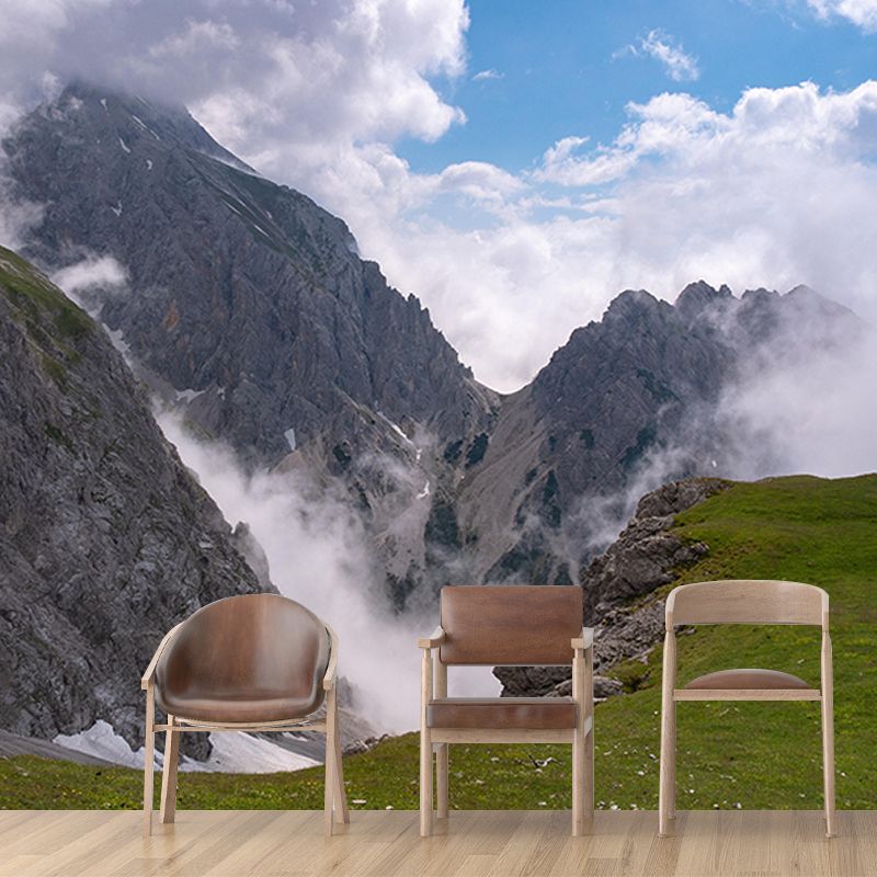 Mountain Wall Mural Photography Sitting Room Mural Wallpaper