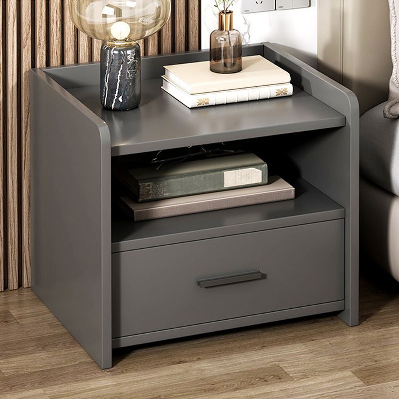 Modern Manufactured Wood Bedside Cabinet Drawers Included Night Table for Bedroom