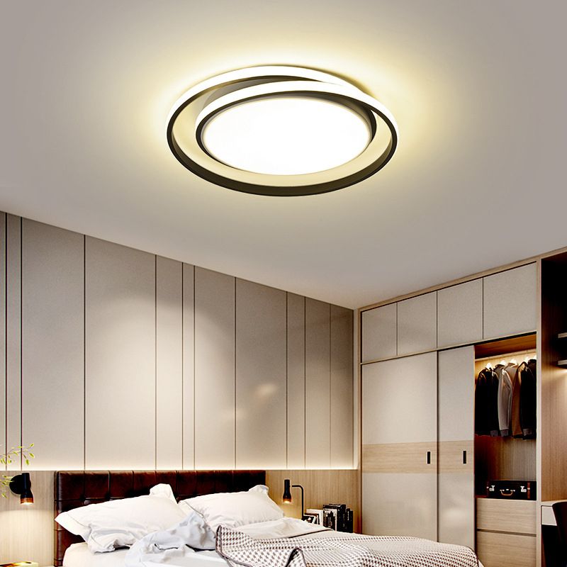 Moderne stijl Twisted Line Flush Mount Lighting voor woonkamer slaapkamer