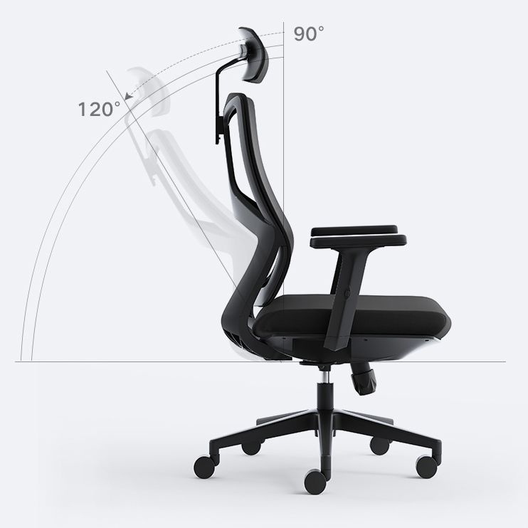 25"W Contemporary Office Chair Swivel Breathable AirGrid Desk Chair