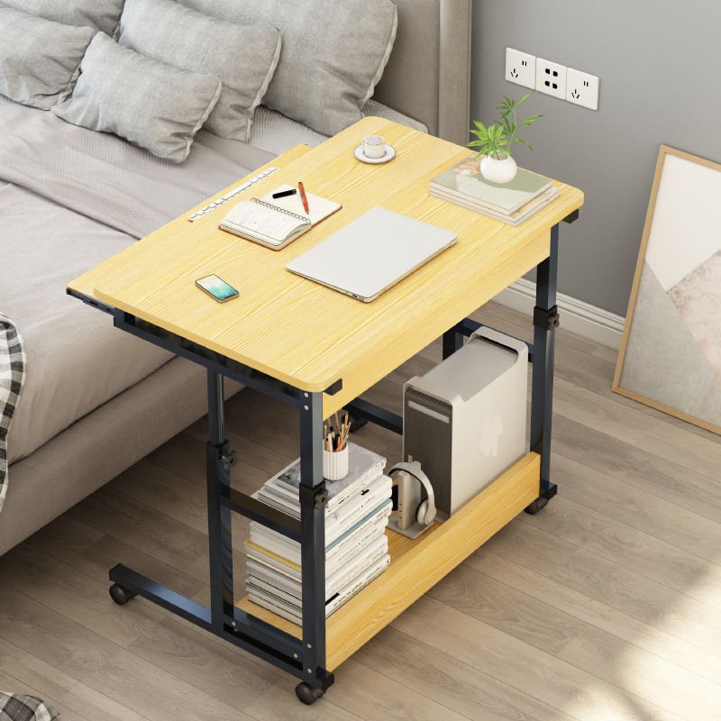 Contemporary Writing Desk Wooden Adjustable Standing Desk for Bedroom