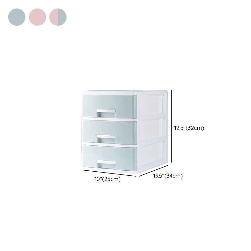 Modern Filing Cabinet Plastic Vertical Filing Cabinet with Drawers