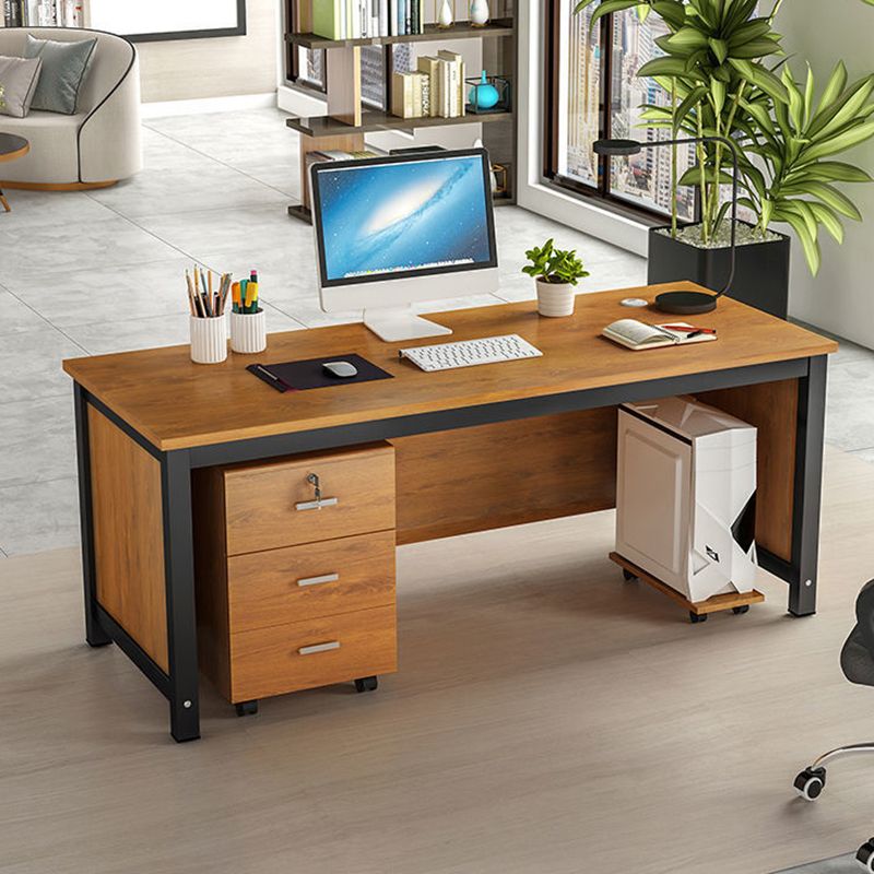 Industrial Office Desk Manufactured Wood Computer Desk for Home and Office