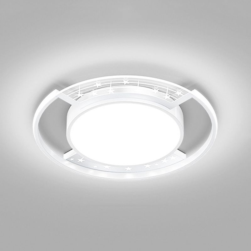 Geometricflush Mount Minimalist Metal Flush Mount Light Fixture