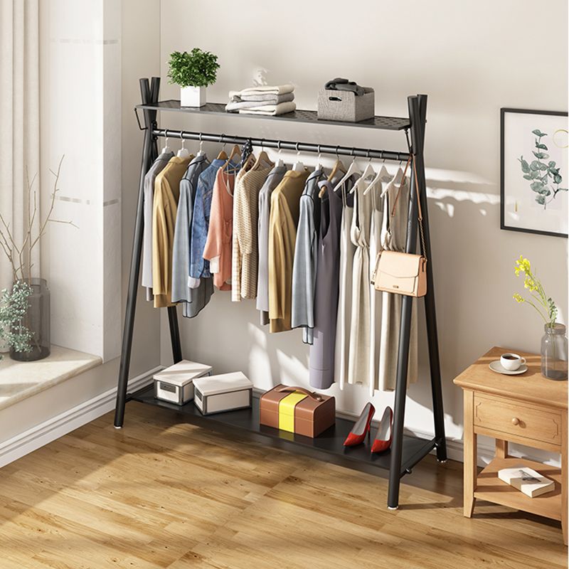 Industrial Hall Stand Metal No Distressing Shelving Included Free Standing Coat Rack