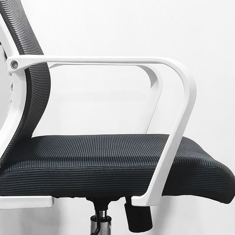 High Back Task Chair Modern Nylon Slide Arms Included Office Chair