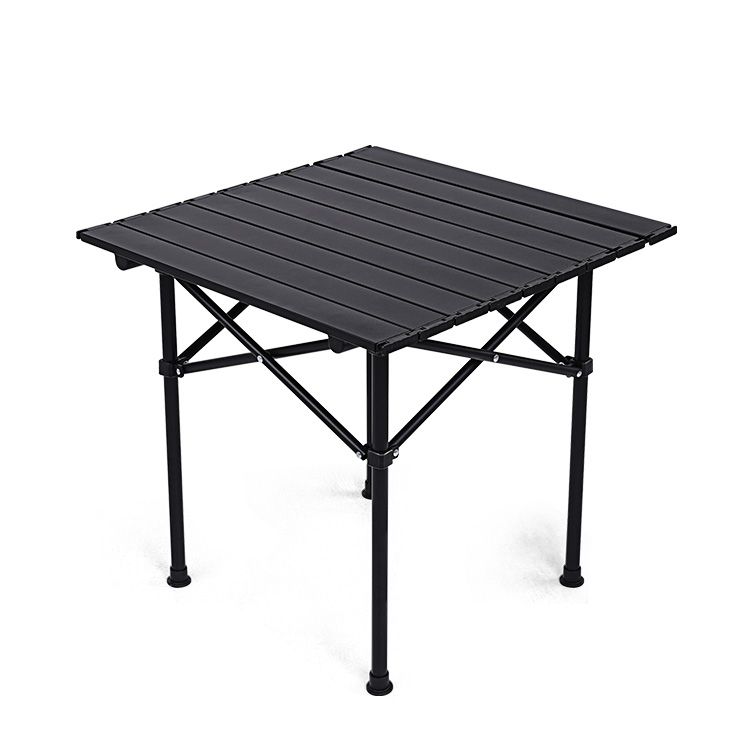 Contemporary Rectangle Picnic Table Metal Folding Chat Table