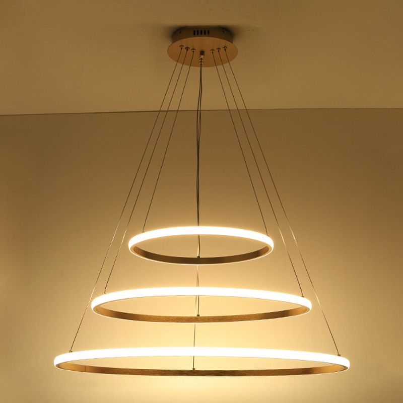 Lustre de lustre minimalisme à 3 niveaux