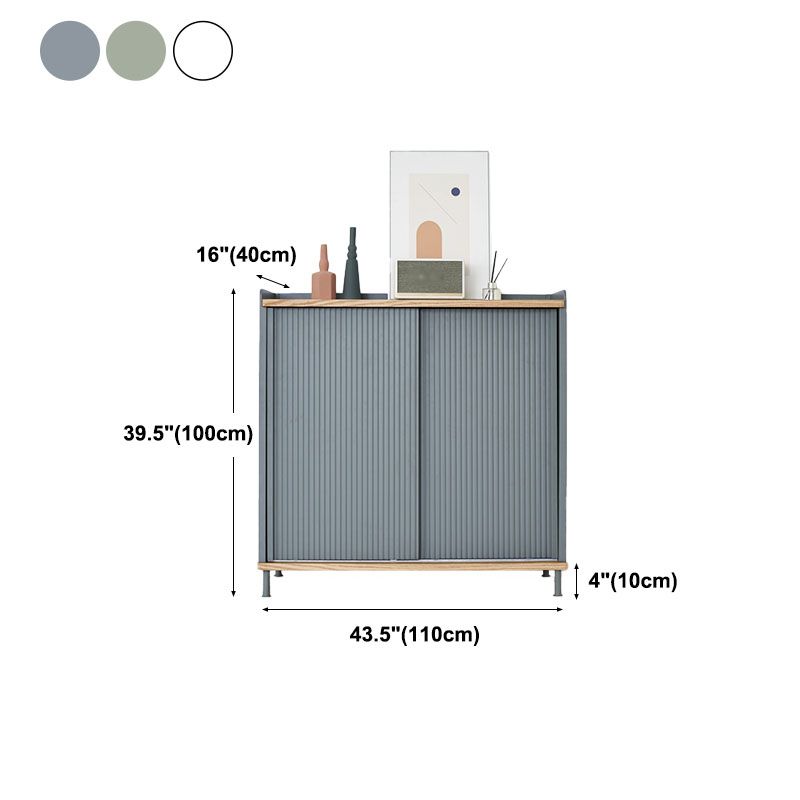 Wood Doors Buffet Server Simple Style Kitchen Server for Dinning Room