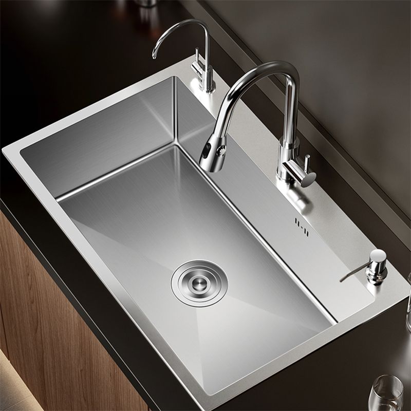 Classic Style Kitchen Sink Set Stainless Steel Corrosion Resistant Kitchen Sink Set