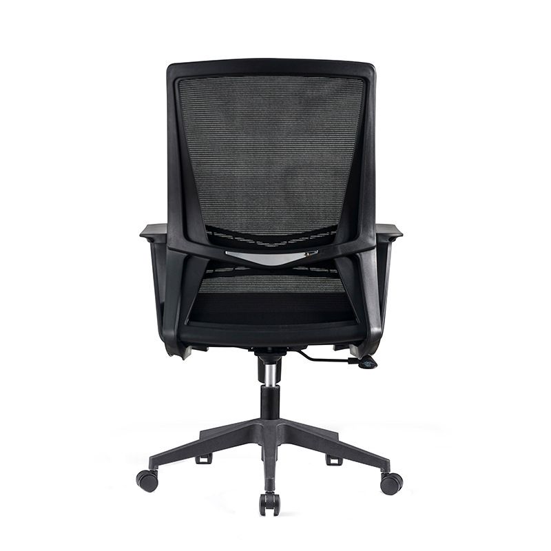 Modern Fixed Arms Chair No Distressing Ergonomic Desk Chair with Wheels