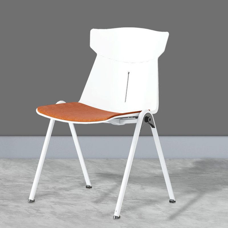 Plastic Mid-Back Conference Chair Contemporary Cotton Cushion Chair