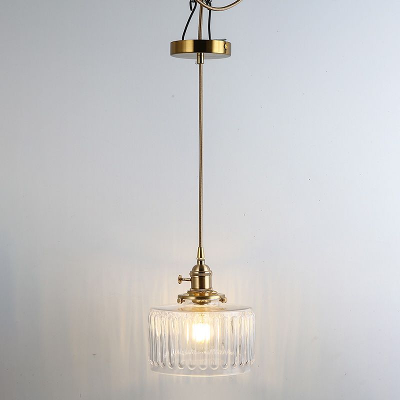 Scalloped Shade Hanging Lamps Industrial Suspension Pendant for Kitchen Restaurant