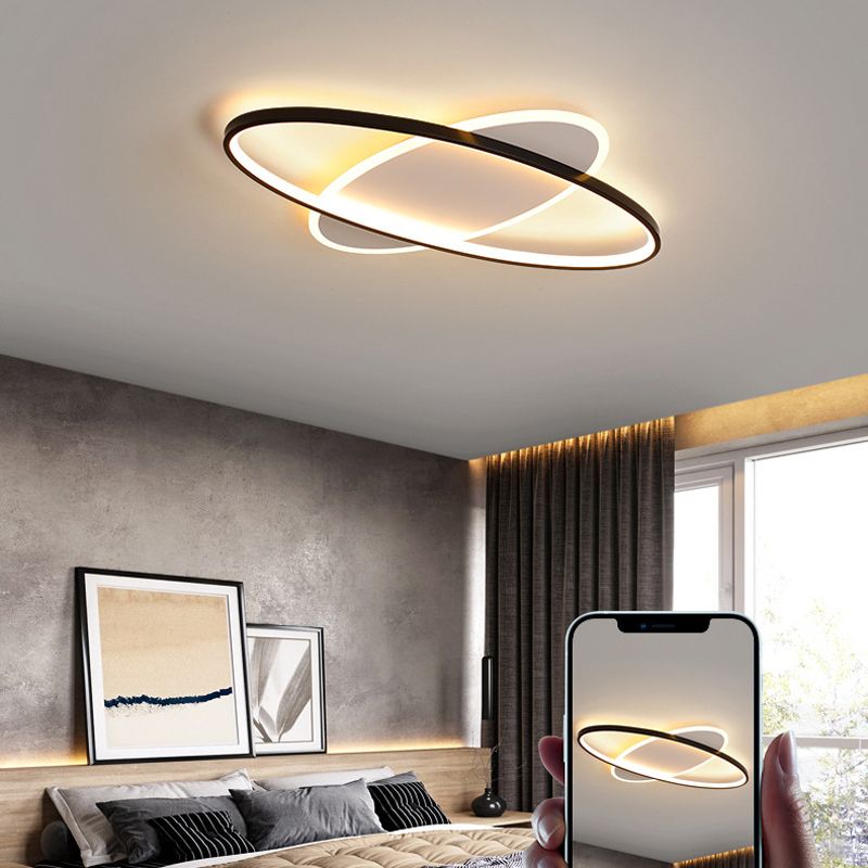 Geometric Flush Mount Modern Metal Flush Ceiling Light Fixture