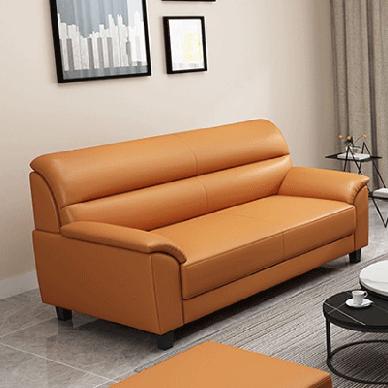 Contemporary Pillow Top Arm Sofa Single Cushion Seat for Living Room