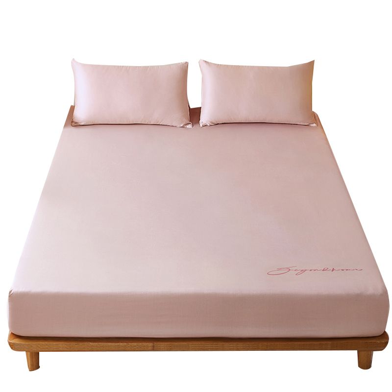 Sheet Sets Cotton Solid Color Wrinkle Resistant Breathable Super Soft Bed Sheet Set