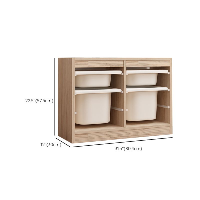 Contemporary Solid Wood Chip Resistant Standard Kids Bookcase