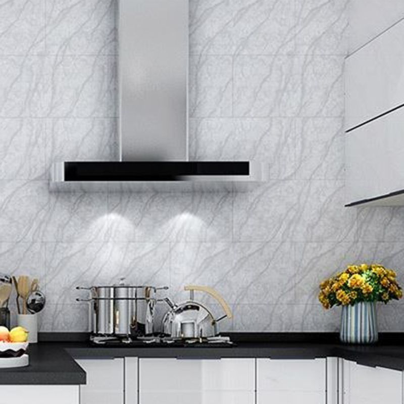 Modern Peel and Stick Backsplash Wall Tile PVC Peel and Stick Wallpaper