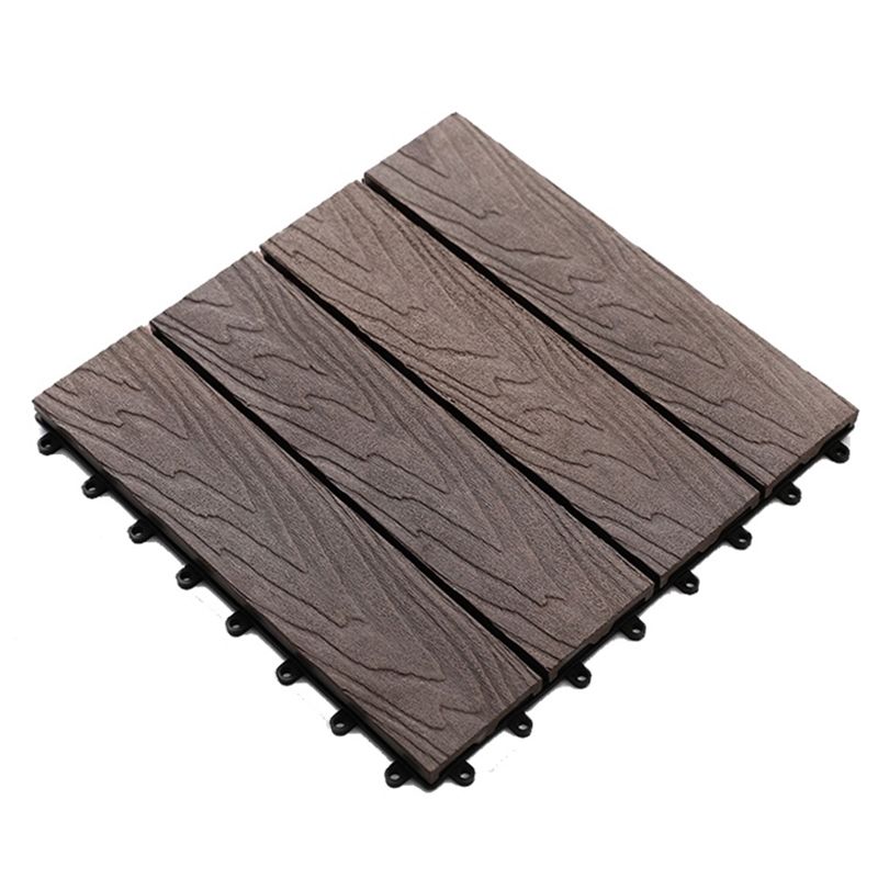 Striped Pattern Decking Tiles Interlocking Tile Kit Outdoor Patio