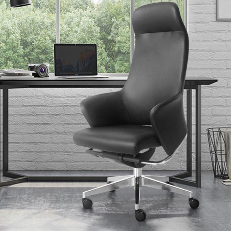 High-back Managers Chair Tilt Mechanism Office Chair with Swivel Casters