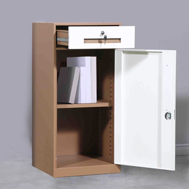 Vertical Filing Cabinet Metal Fire-Resistant File Cabinet with Storage