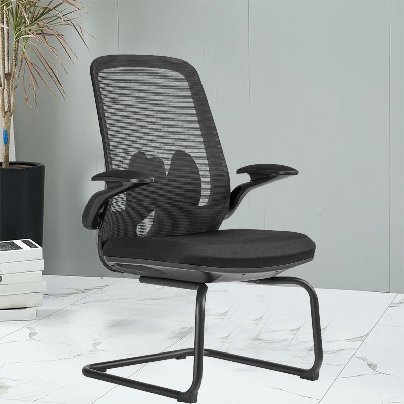 Modern Removable Arms Office Chair No Distressing Ergonomic Desk Chair