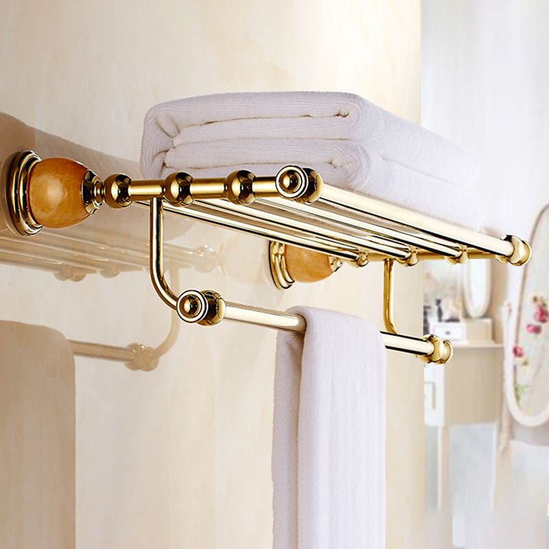 Polished Gold Bathroom Set Metal Bathroom Accessories Hardware Set