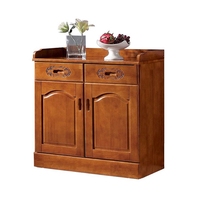 Modern Style Solid Wood Sideboard Table Kitchen Sideboard with Door