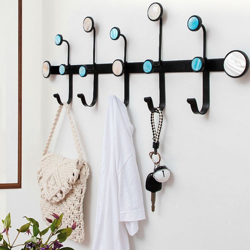 Metal Coat Rack Modern Style Simple Home Wall Hanging Coat Rack