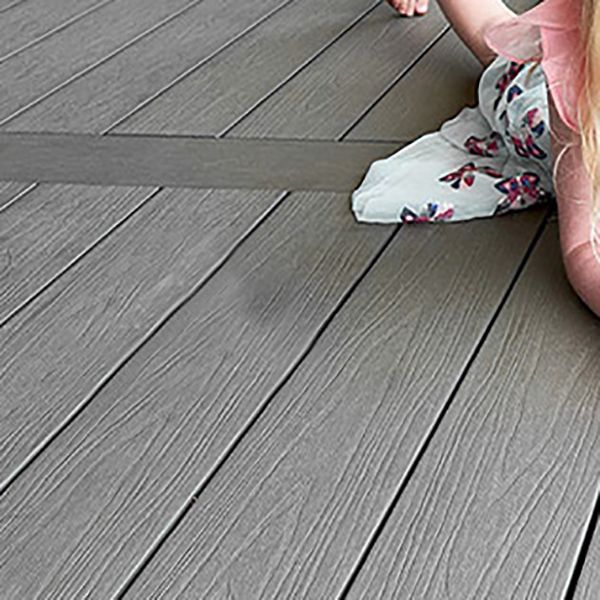 Wire brushed Hardwood Deck Tiles Contemporary Wood Flooring Tiles