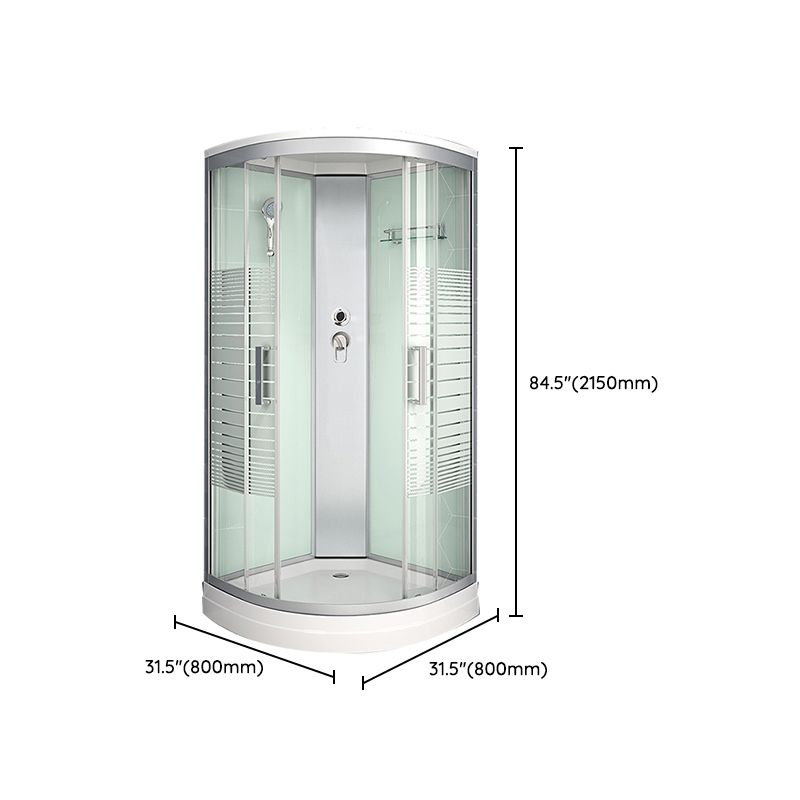 Framed Double Sliding Shower Stall Steam Shower Shower Stall