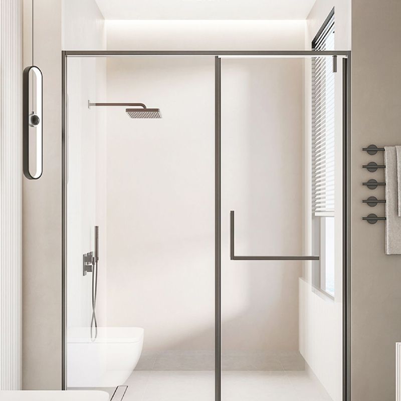 Narrow Edge Full Frame Pivot Shower Door Tempered Glass Shower Door