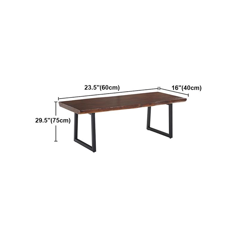 Solid Wood Office Desk Brown Contemporary Style Home and Office Writing Desk