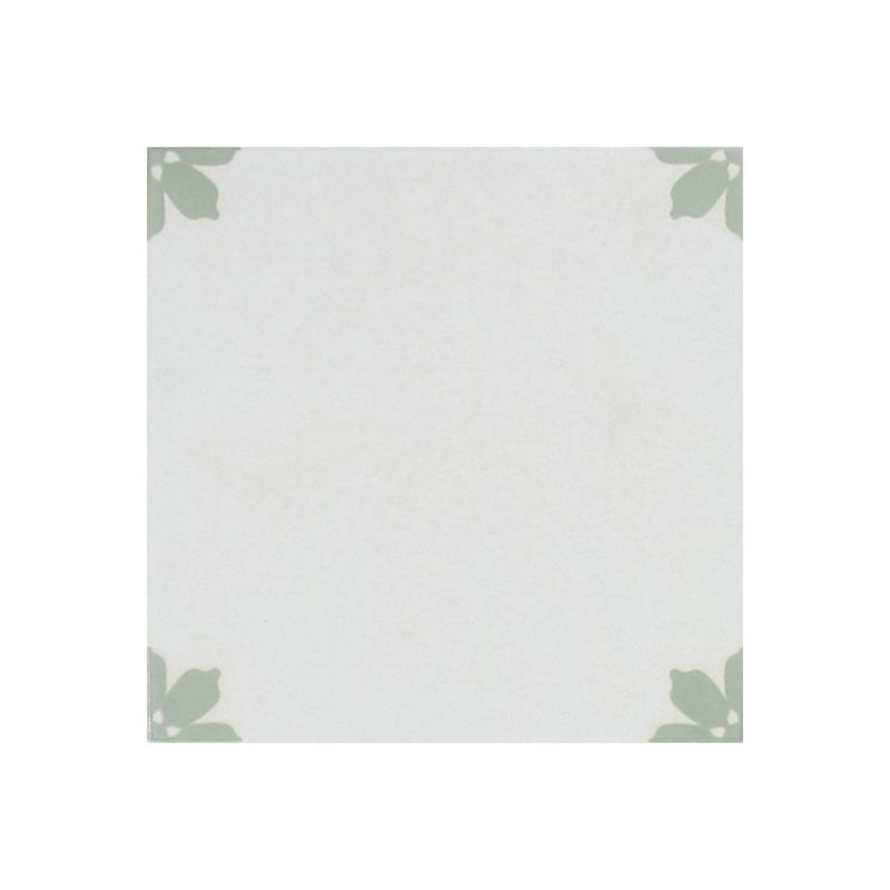 Square Ceramic Matte Straight Edge Singular Tile Spanish Bathroom Floor