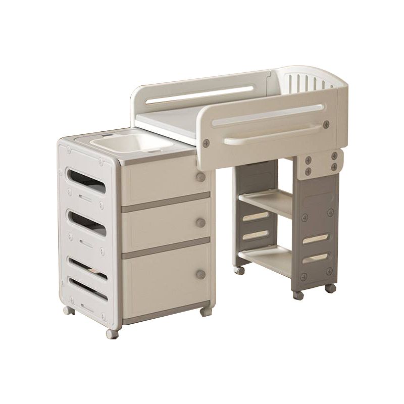 Modern Metal Baby Changing Table Drawer Changing Table with Bathtub