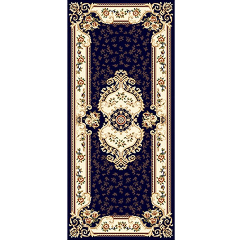 Multi Colored Western Rug Polyster Floral Printed Indoor Rug Pet Friendly Easy Care Washable Carpet for Bedroom