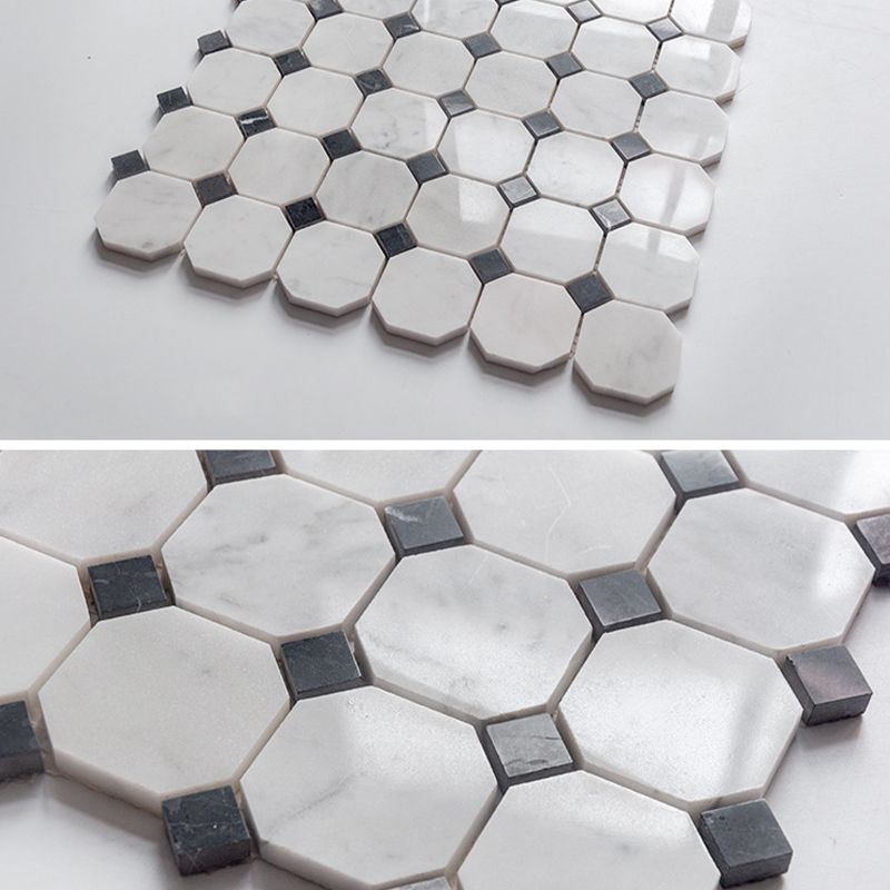 Modern Style Floor Tile Fabric Look Straight Edge Square Floor Tile