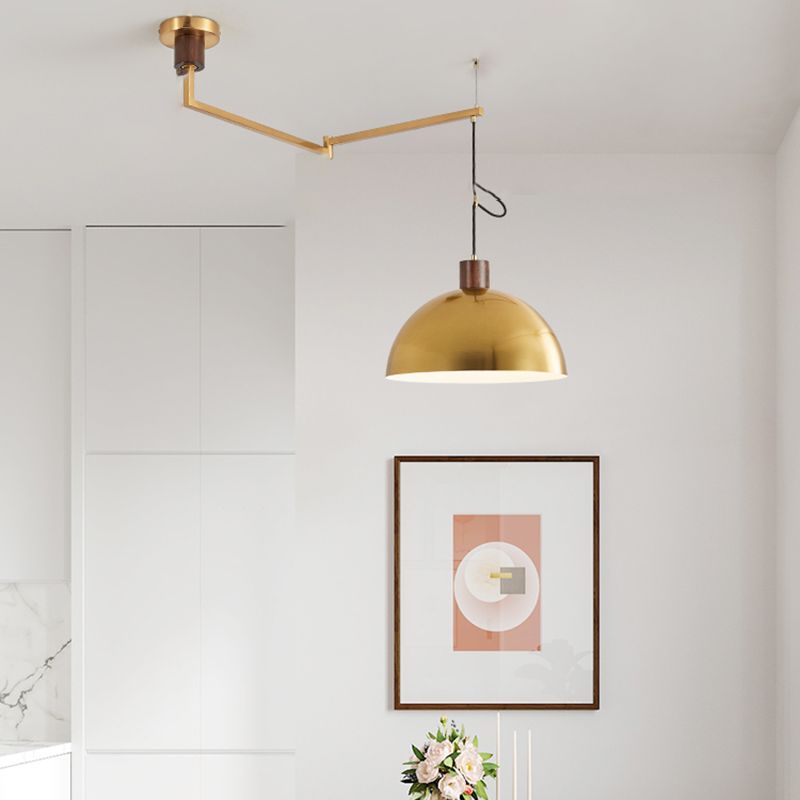 Modern Style Hanging Light Creative Metallic Pendant Lighting Fixture