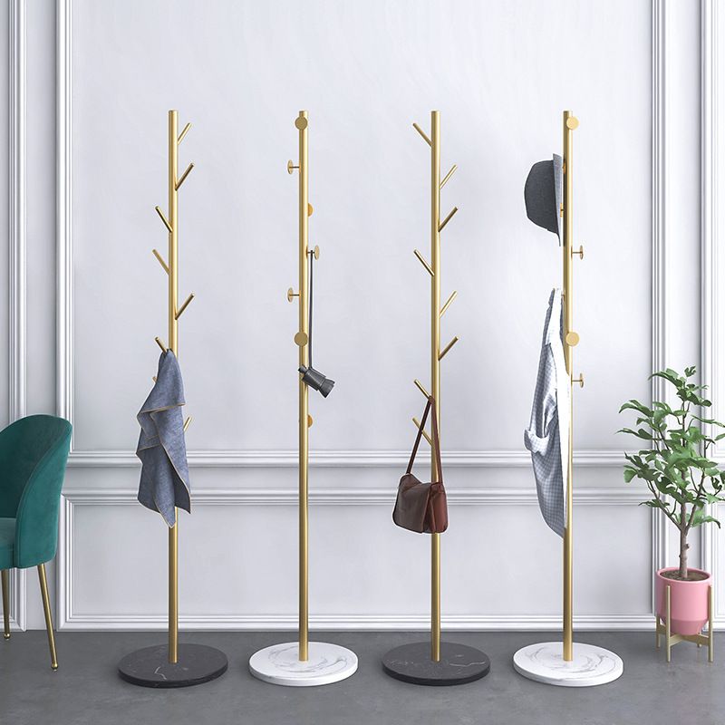 Luxurious Metal Coat Hanger Multi Coat Hooks Coat Rack for Bedroom